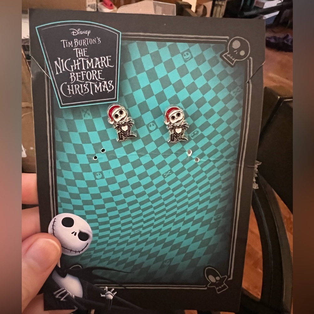Nightmare Before Christmas Jack Skellington Earings